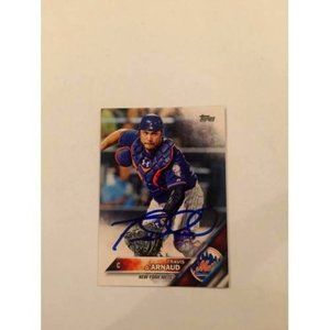 2016 Topps Travis d'Arnaud Mets IP Autograph #31 (019)